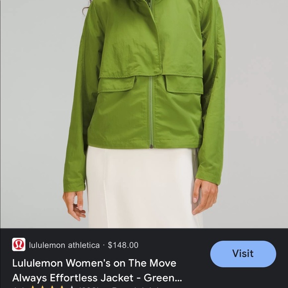NWT ✨ Lululemon Always Effortless Jacket 💚 Size 6 - Picture 2 of 8